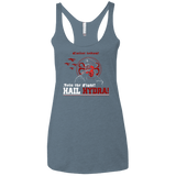 T-Shirts Indigo / X-Small Join The Fight Women's Triblend Racerback Tank