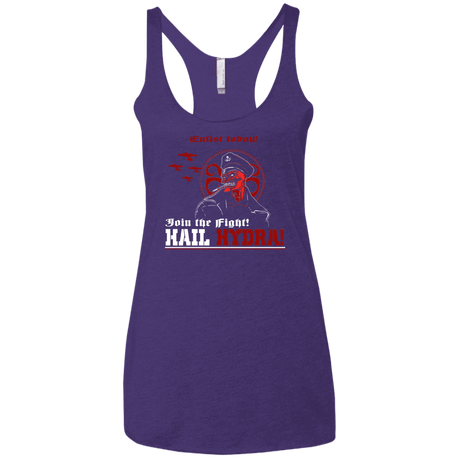 T-Shirts Purple Rush / X-Small Join The Fight Women's Triblend Racerback Tank