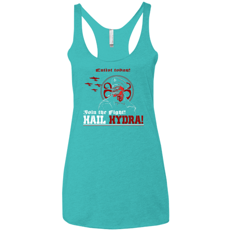 T-Shirts Tahiti Blue / X-Small Join The Fight Women's Triblend Racerback Tank