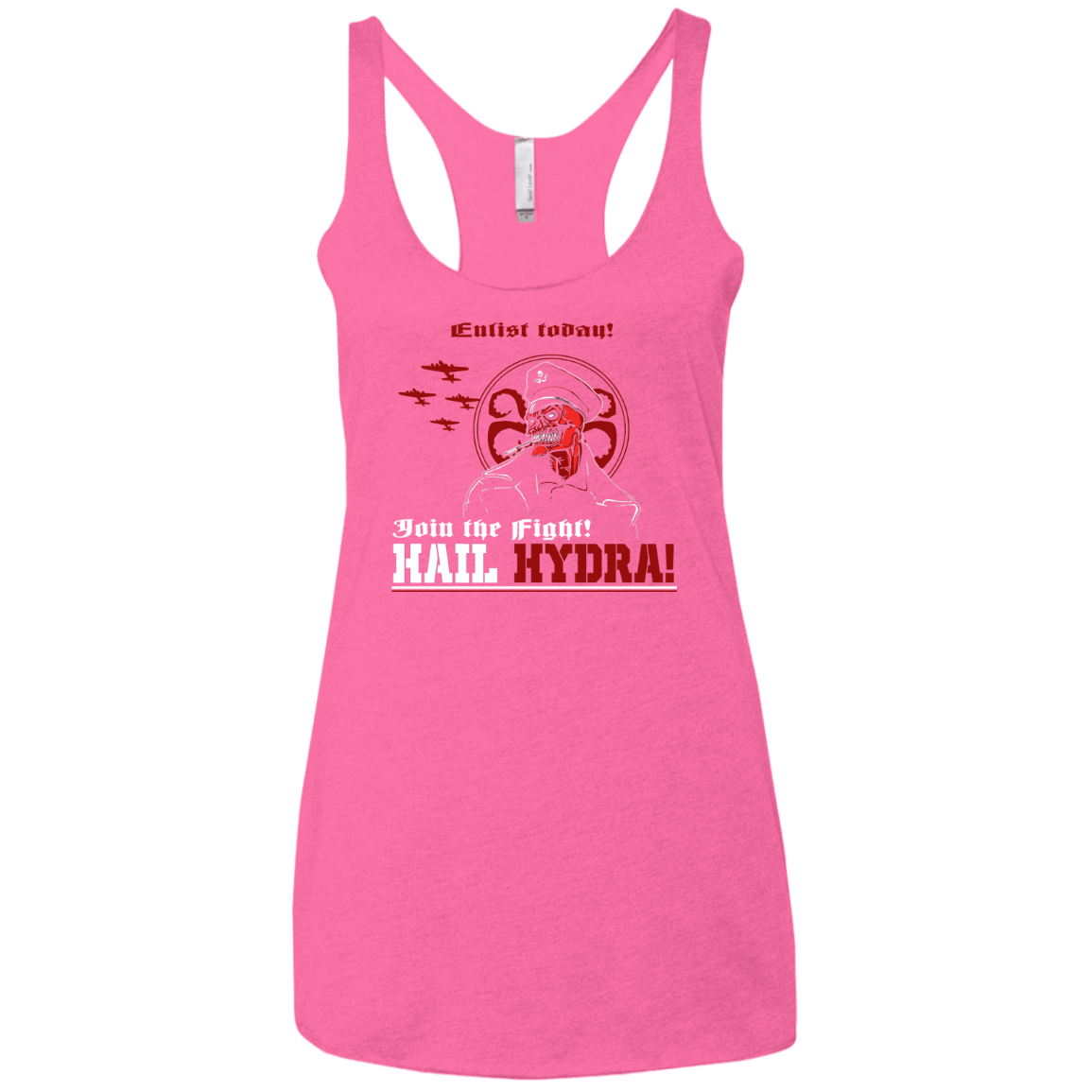T-Shirts Vintage Pink / X-Small Join The Fight Women's Triblend Racerback Tank