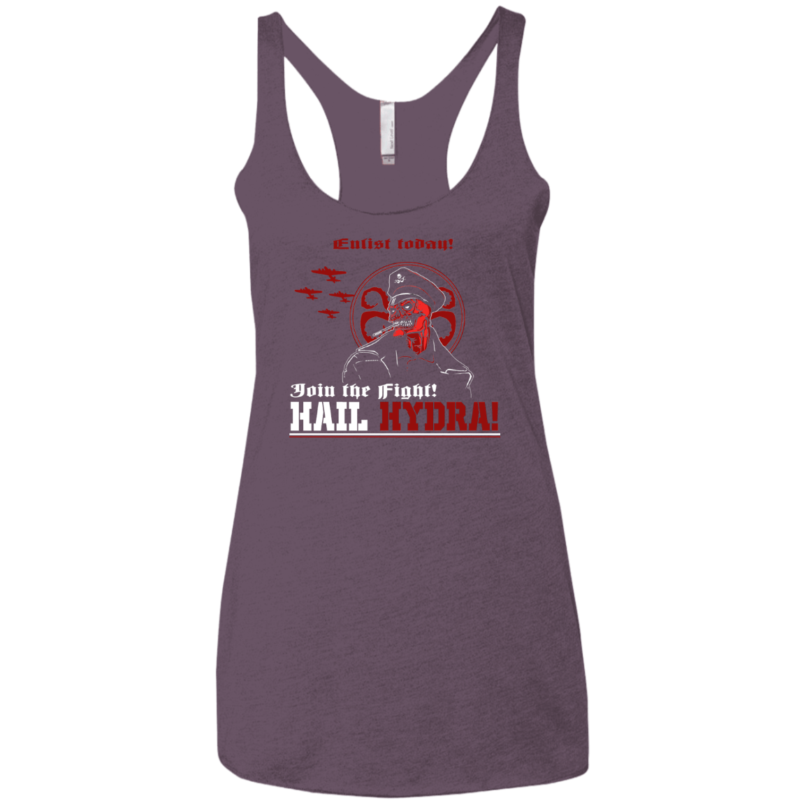 T-Shirts Vintage Purple / X-Small Join The Fight Women's Triblend Racerback Tank