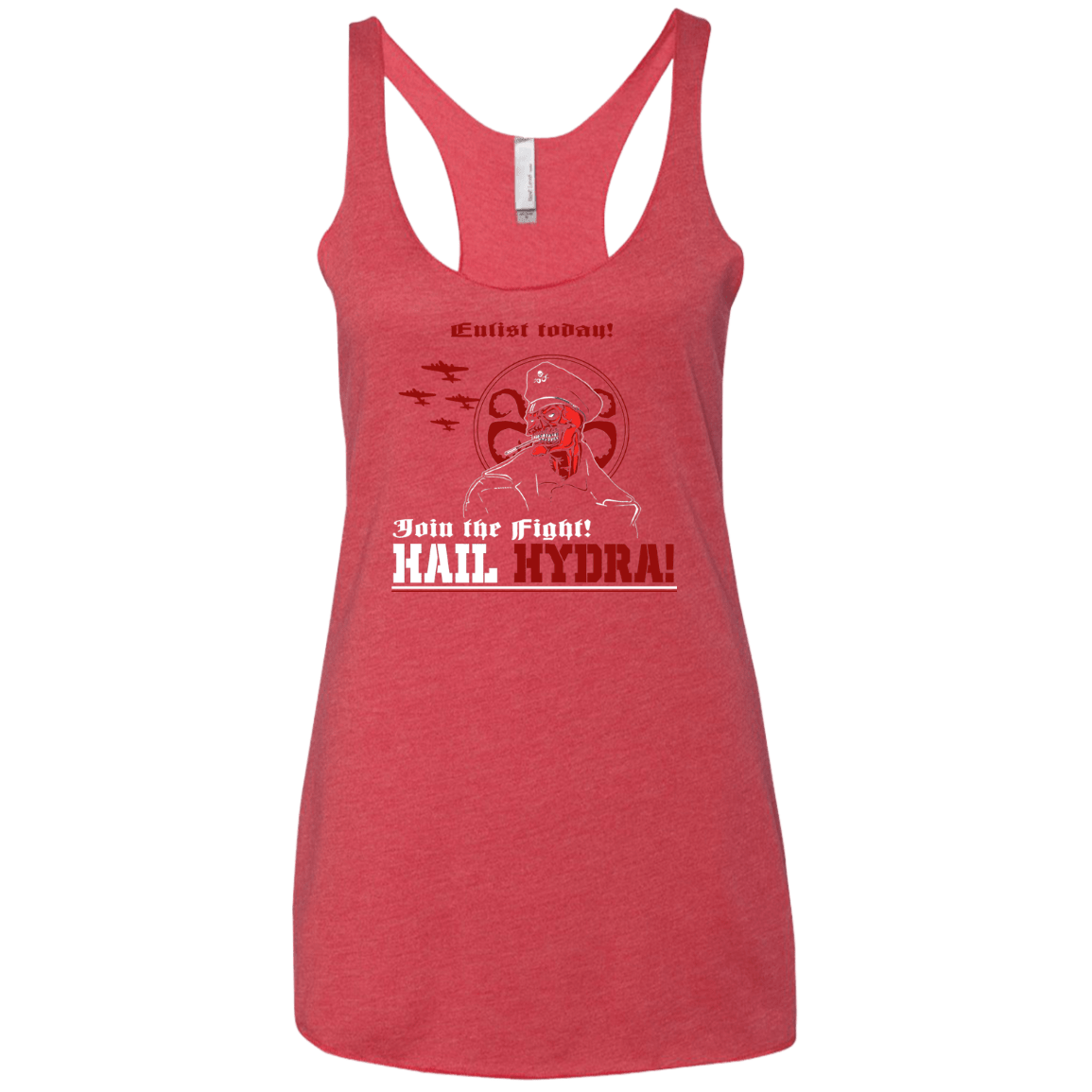 T-Shirts Vintage Red / X-Small Join The Fight Women's Triblend Racerback Tank