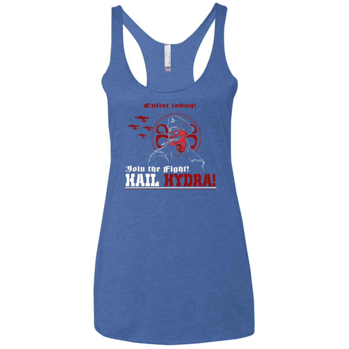 T-Shirts Vintage Royal / X-Small Join The Fight Women's Triblend Racerback Tank