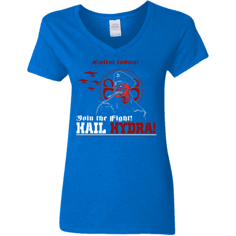 T-Shirts Royal / S Join The Fight Women's V-Neck T-Shirt