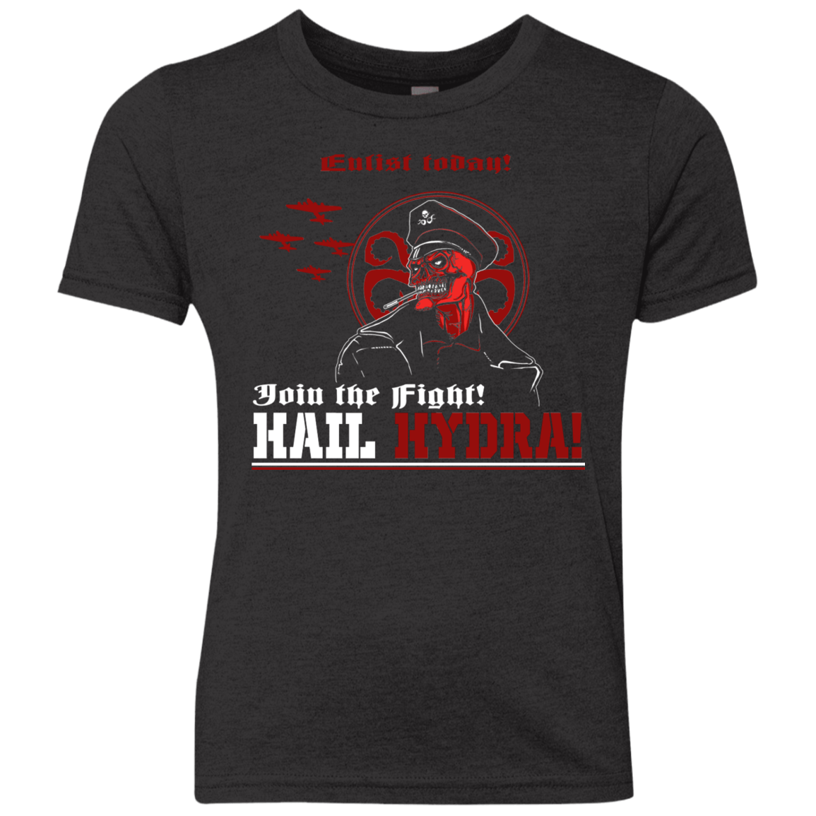 T-Shirts Vintage Black / YXS Join The Fight Youth Triblend T-Shirt