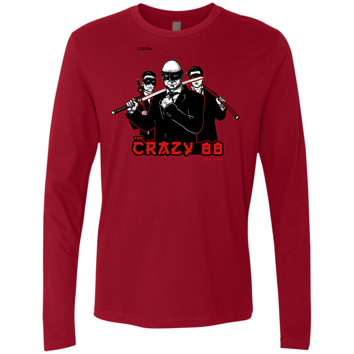 T-Shirts Cardinal / S Join The Gang Men's Premium Long Sleeve