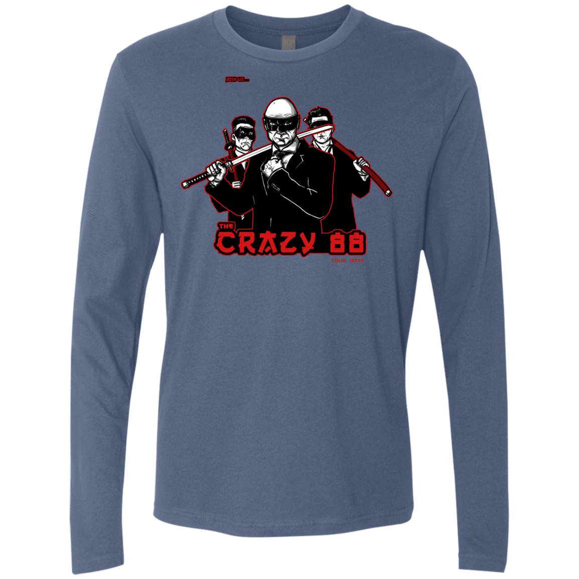 T-Shirts Indigo / S Join The Gang Men's Premium Long Sleeve