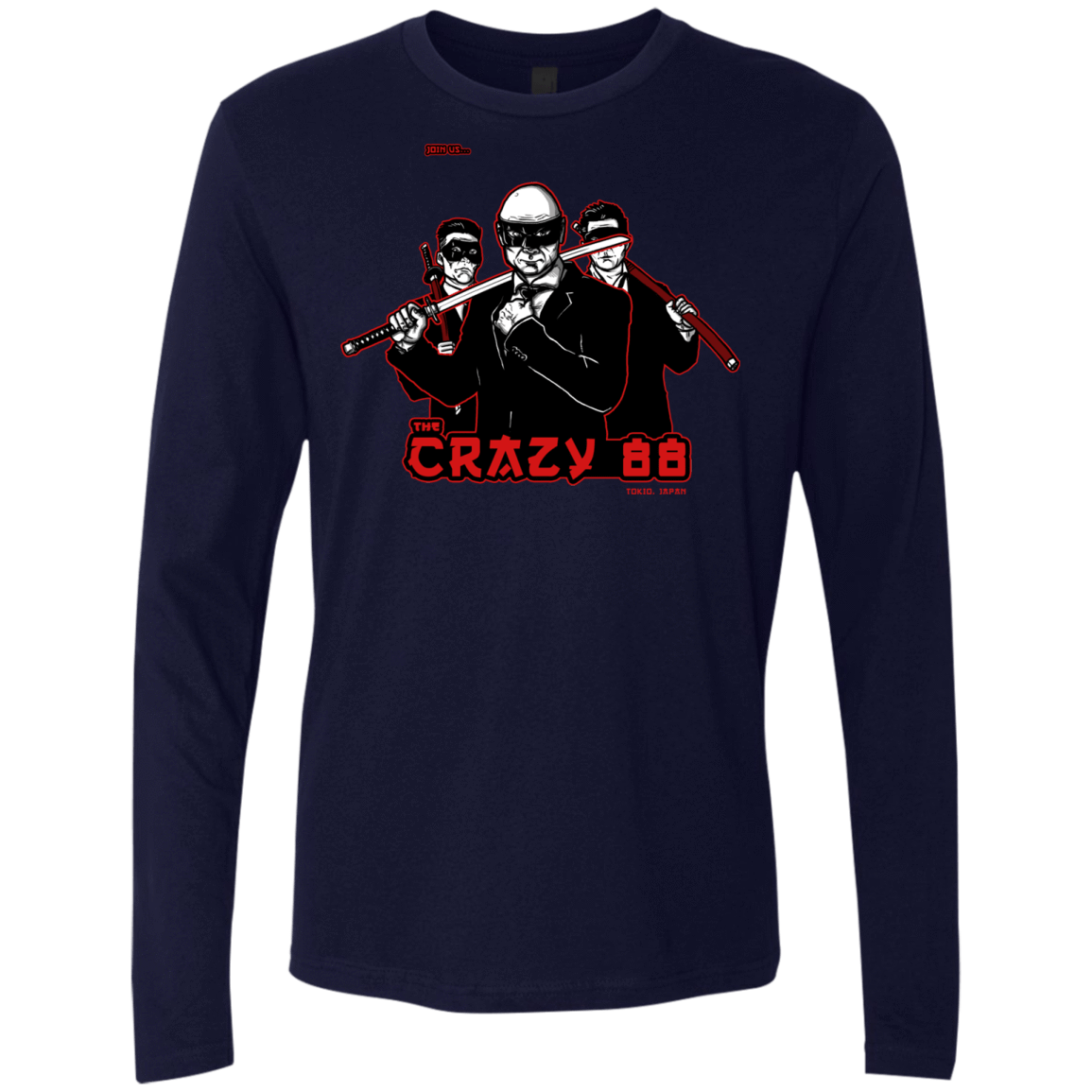 T-Shirts Midnight Navy / S Join The Gang Men's Premium Long Sleeve