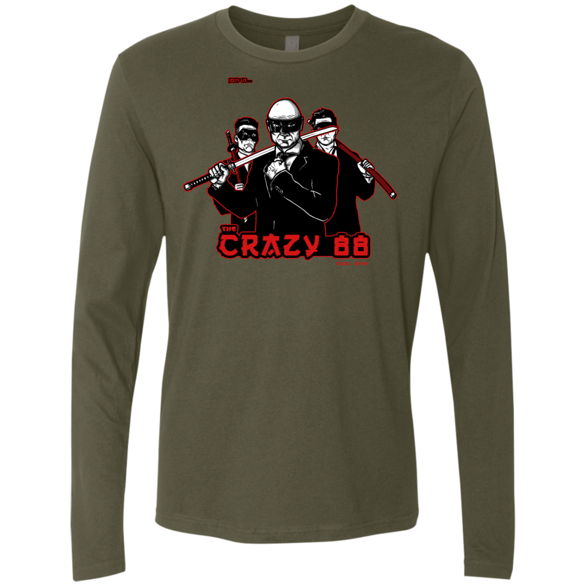 T-Shirts Military Green / S Join The Gang Men's Premium Long Sleeve