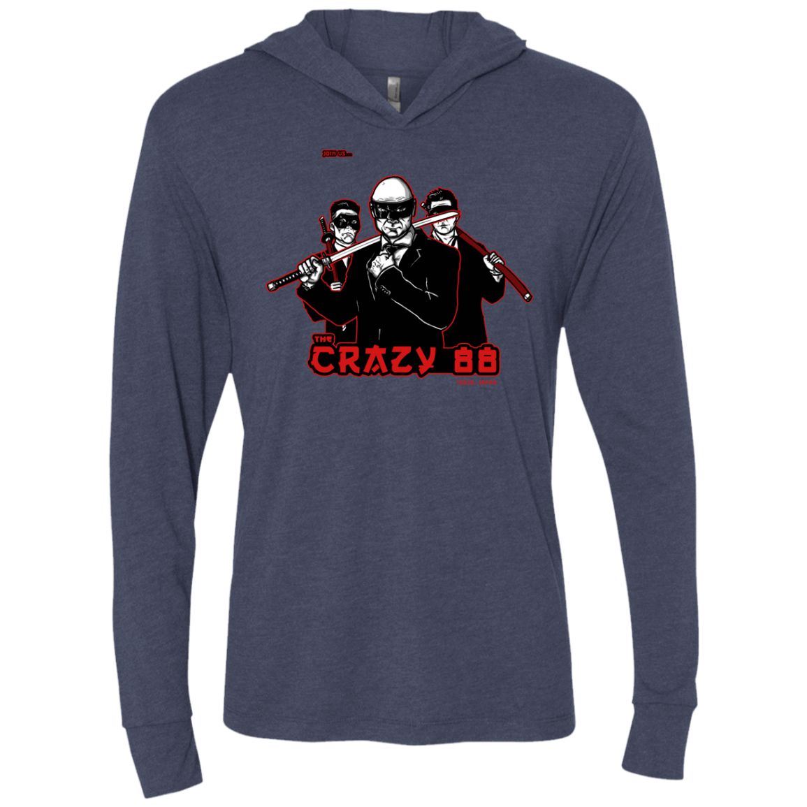 T-Shirts Vintage Navy / X-Small Join The Gang Triblend Long Sleeve Hoodie Tee