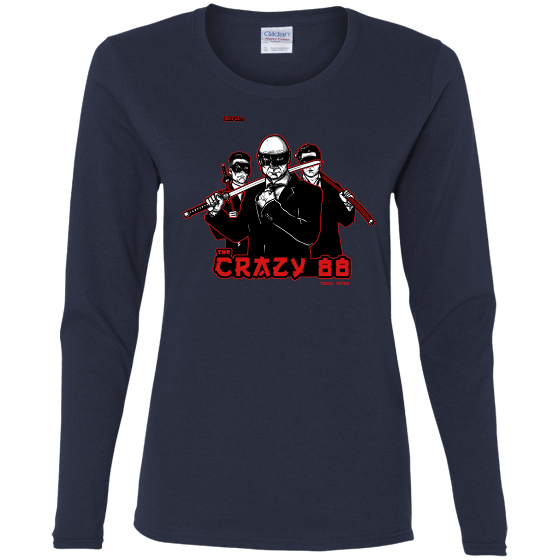 T-Shirts Navy / S Join The Gang Women's Long Sleeve T-Shirt