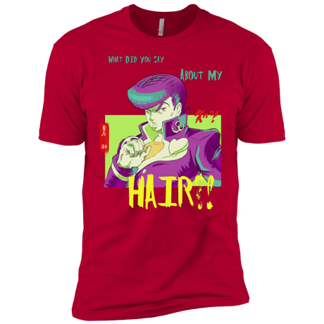 T-Shirts Red / X-Small Jojo Josuke Bizarre Adventure Men's Premium T-Shirt