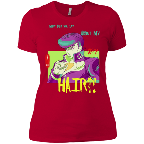 T-Shirts Red / X-Small Jojo Josuke Bizarre Adventure Women's Premium T-Shirt