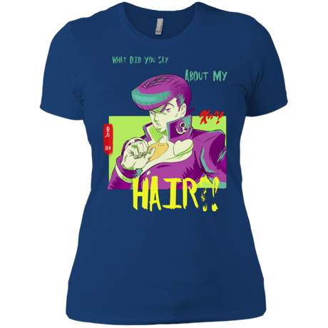 T-Shirts Royal / X-Small Jojo Josuke Bizarre Adventure Women's Premium T-Shirt