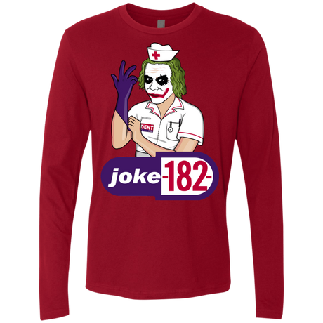 T-Shirts Cardinal / Small Joke182 Men's Premium Long Sleeve