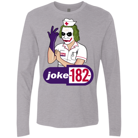 T-Shirts Heather Grey / Small Joke182 Men's Premium Long Sleeve