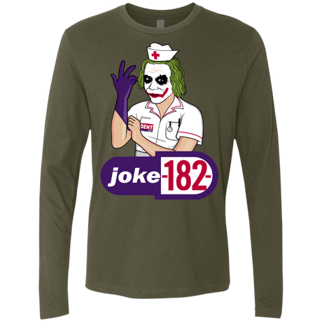 T-Shirts Military Green / Small Joke182 Men's Premium Long Sleeve