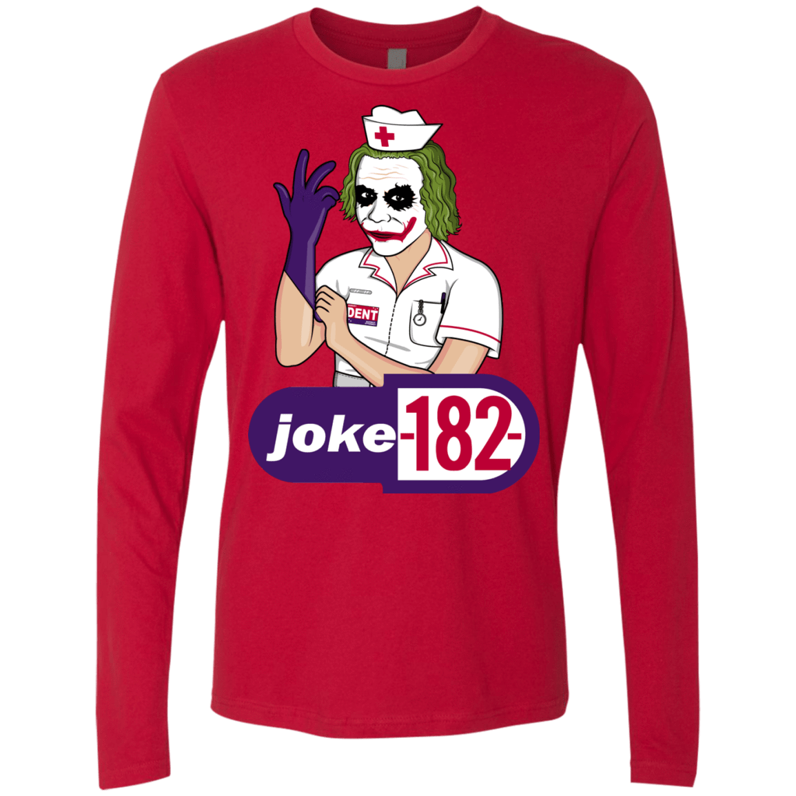 T-Shirts Red / Small Joke182 Men's Premium Long Sleeve