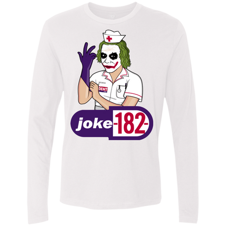 T-Shirts White / Small Joke182 Men's Premium Long Sleeve