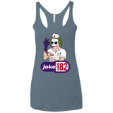 T-Shirts Indigo / X-Small Joke182 Women's Triblend Racerback Tank