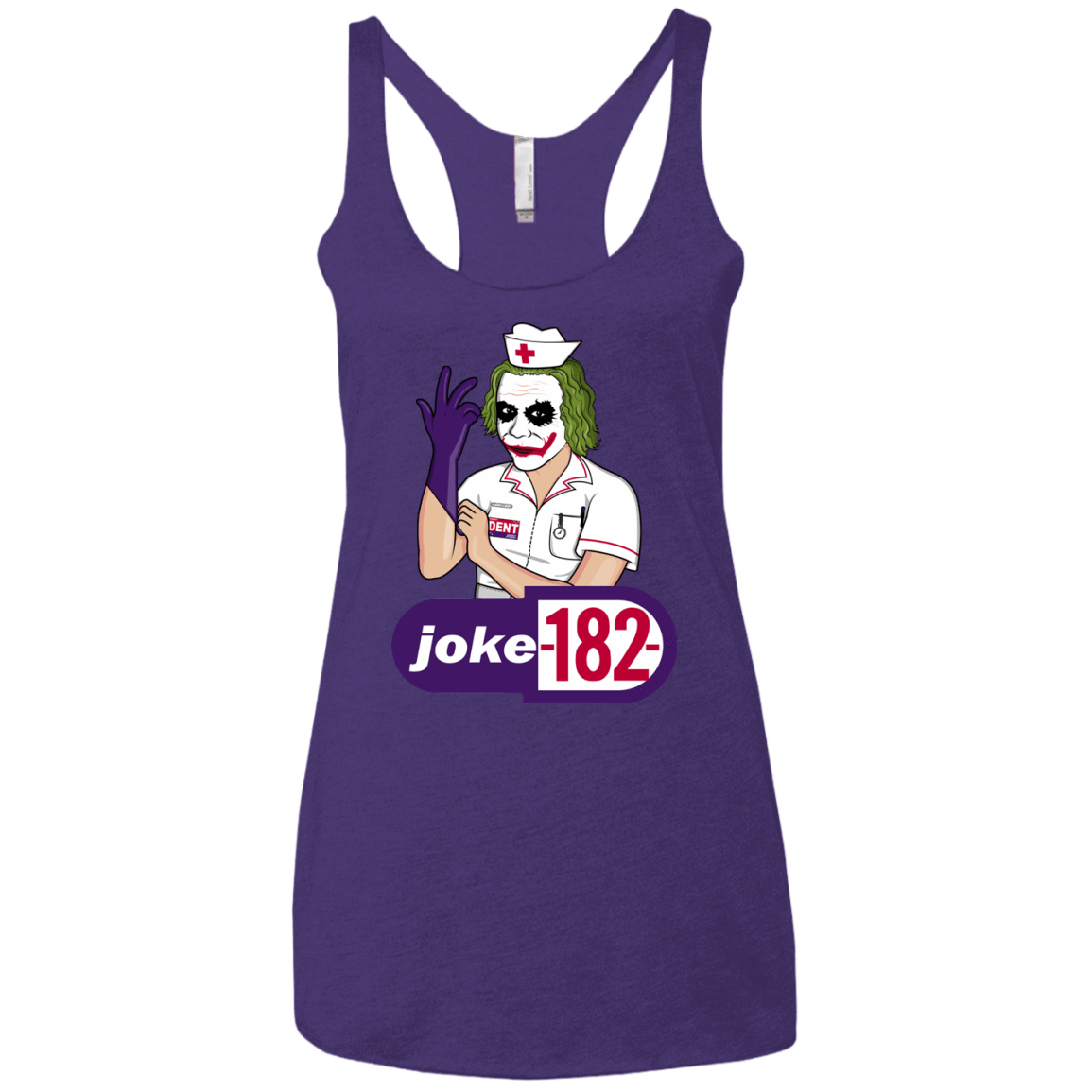 T-Shirts Purple Rush / X-Small Joke182 Women's Triblend Racerback Tank