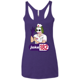 T-Shirts Purple Rush / X-Small Joke182 Women's Triblend Racerback Tank