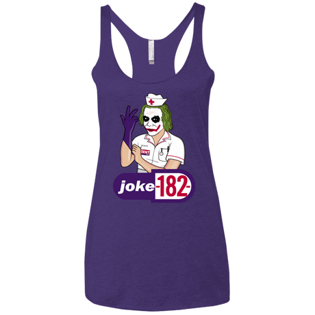 T-Shirts Purple Rush / X-Small Joke182 Women's Triblend Racerback Tank