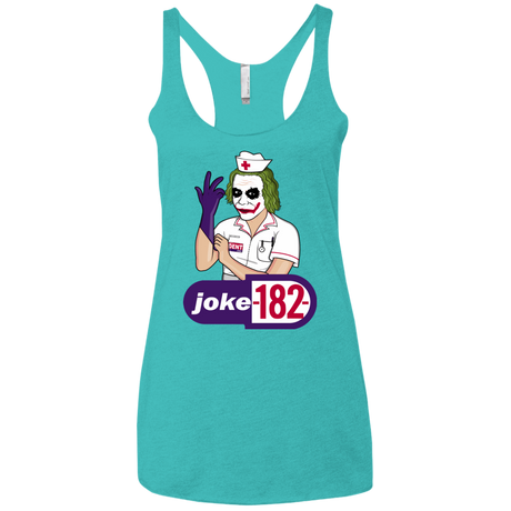 T-Shirts Tahiti Blue / X-Small Joke182 Women's Triblend Racerback Tank