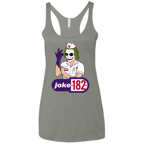 T-Shirts Venetian Grey / X-Small Joke182 Women's Triblend Racerback Tank