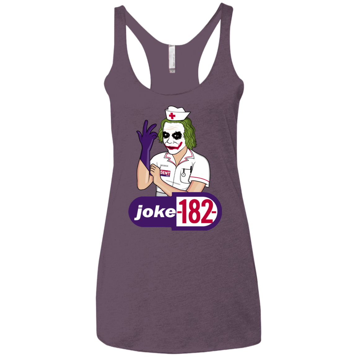T-Shirts Vintage Purple / X-Small Joke182 Women's Triblend Racerback Tank