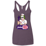 T-Shirts Vintage Purple / X-Small Joke182 Women's Triblend Racerback Tank