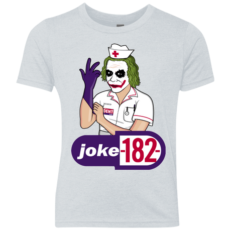 T-Shirts Heather White / YXS Joke182 Youth Triblend T-Shirt