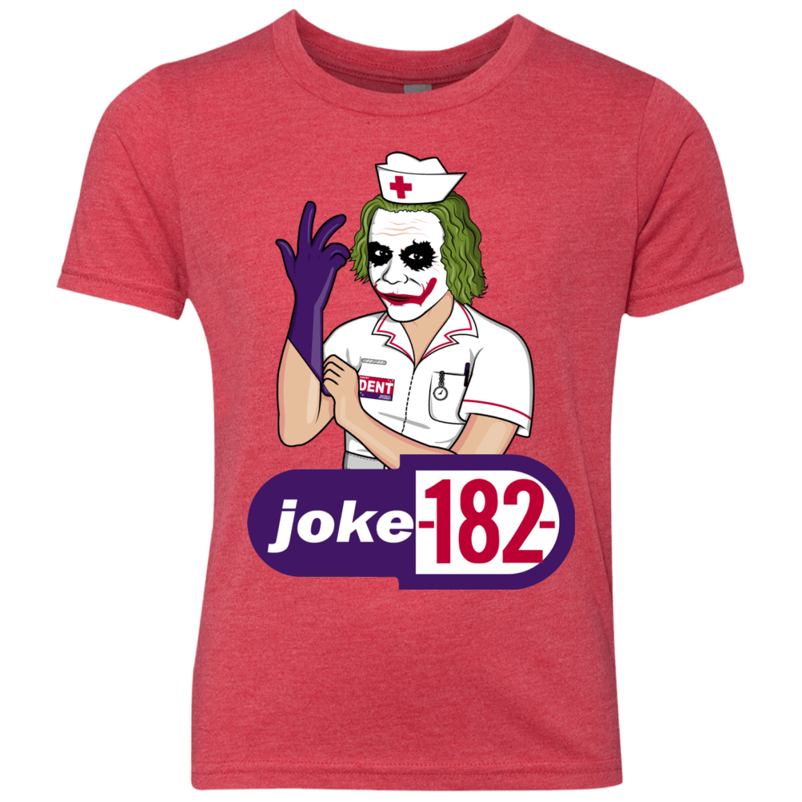 T-Shirts Vintage Red / YXS Joke182 Youth Triblend T-Shirt