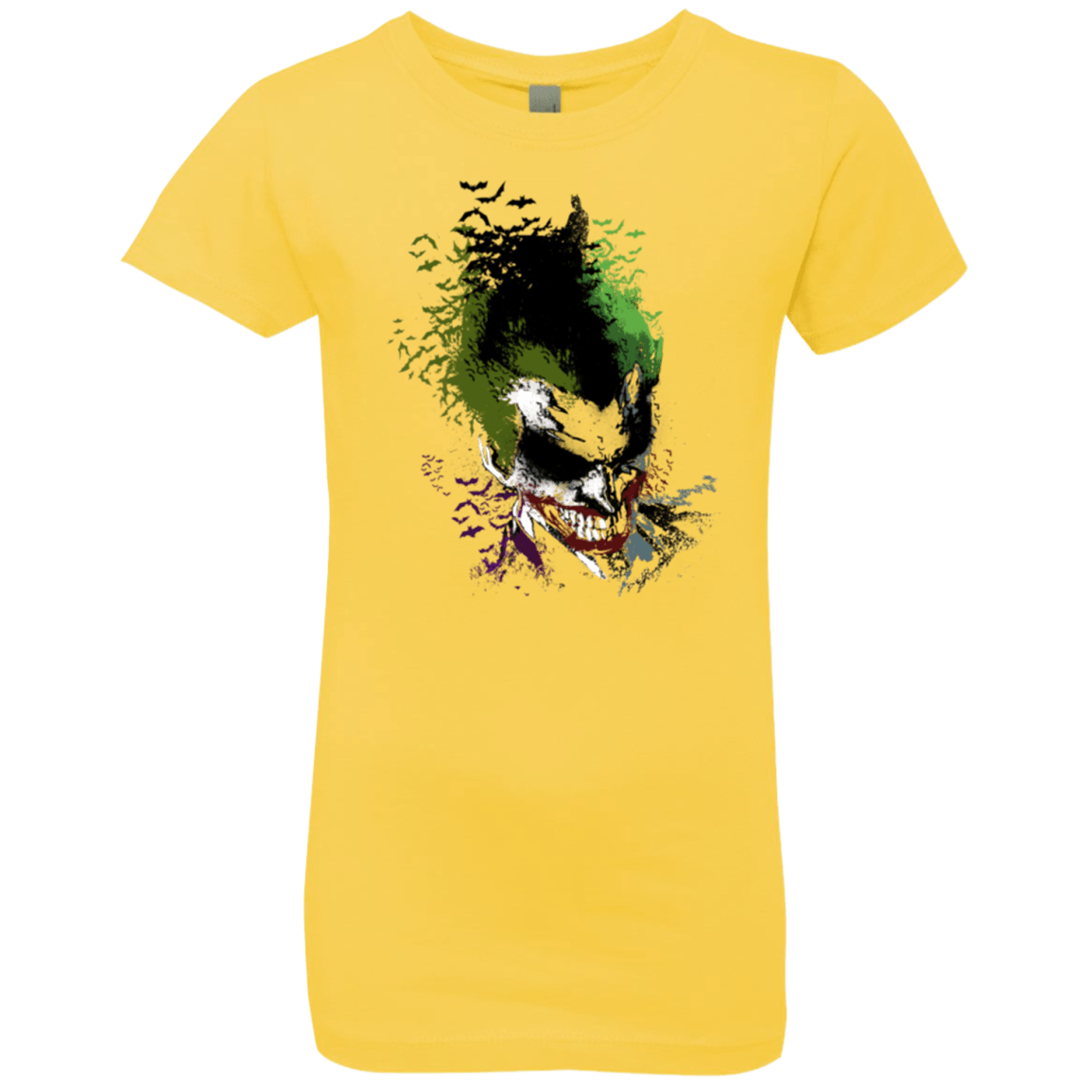 T-Shirts Vibrant Yellow / YXS Joker 2 Girls Premium T-Shirt