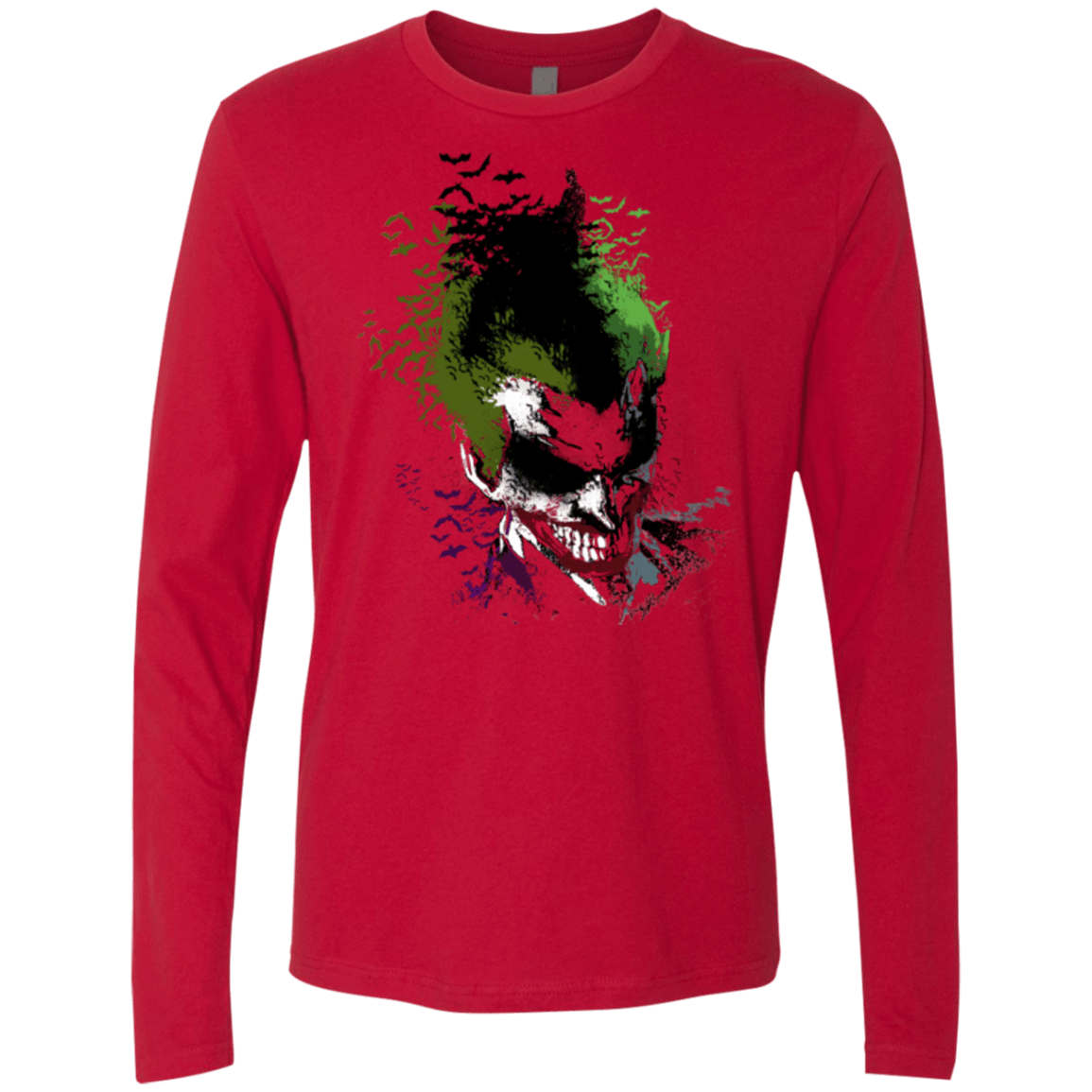 T-Shirts Red / Small Joker 2 Men's Premium Long Sleeve