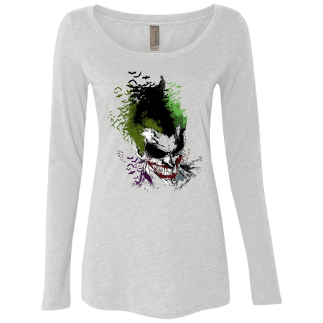 T-Shirts Heather White / Small Joker 2 Women's Triblend Long Sleeve Shirt