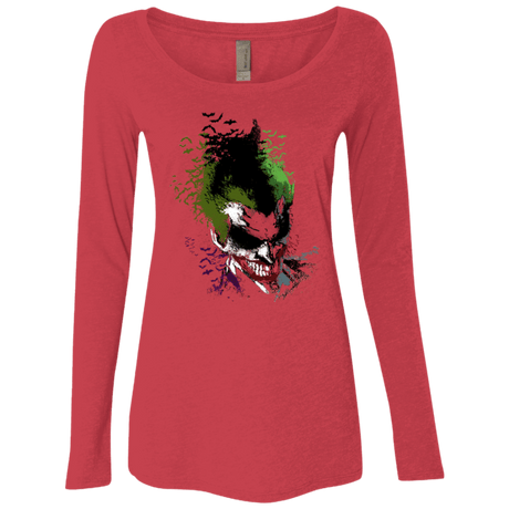 T-Shirts Vintage Red / Small Joker 2 Women's Triblend Long Sleeve Shirt