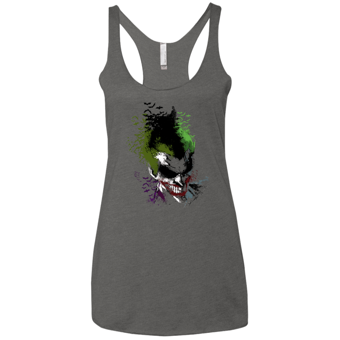 T-Shirts Premium Heather / X-Small Joker 2 Women's Triblend Racerback Tank