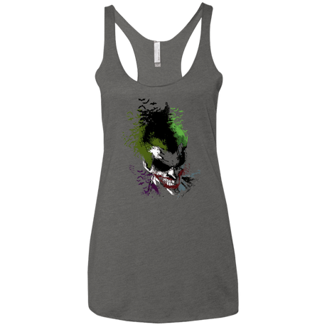 T-Shirts Premium Heather / X-Small Joker 2 Women's Triblend Racerback Tank