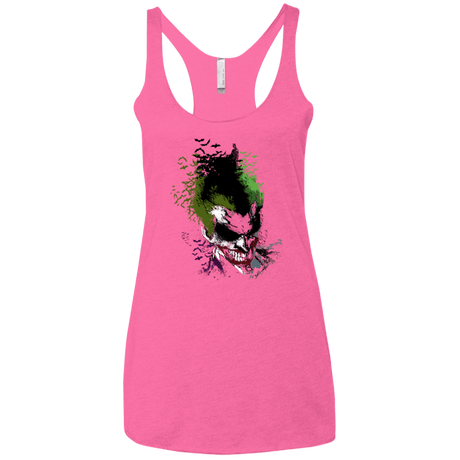 T-Shirts Vintage Pink / X-Small Joker 2 Women's Triblend Racerback Tank