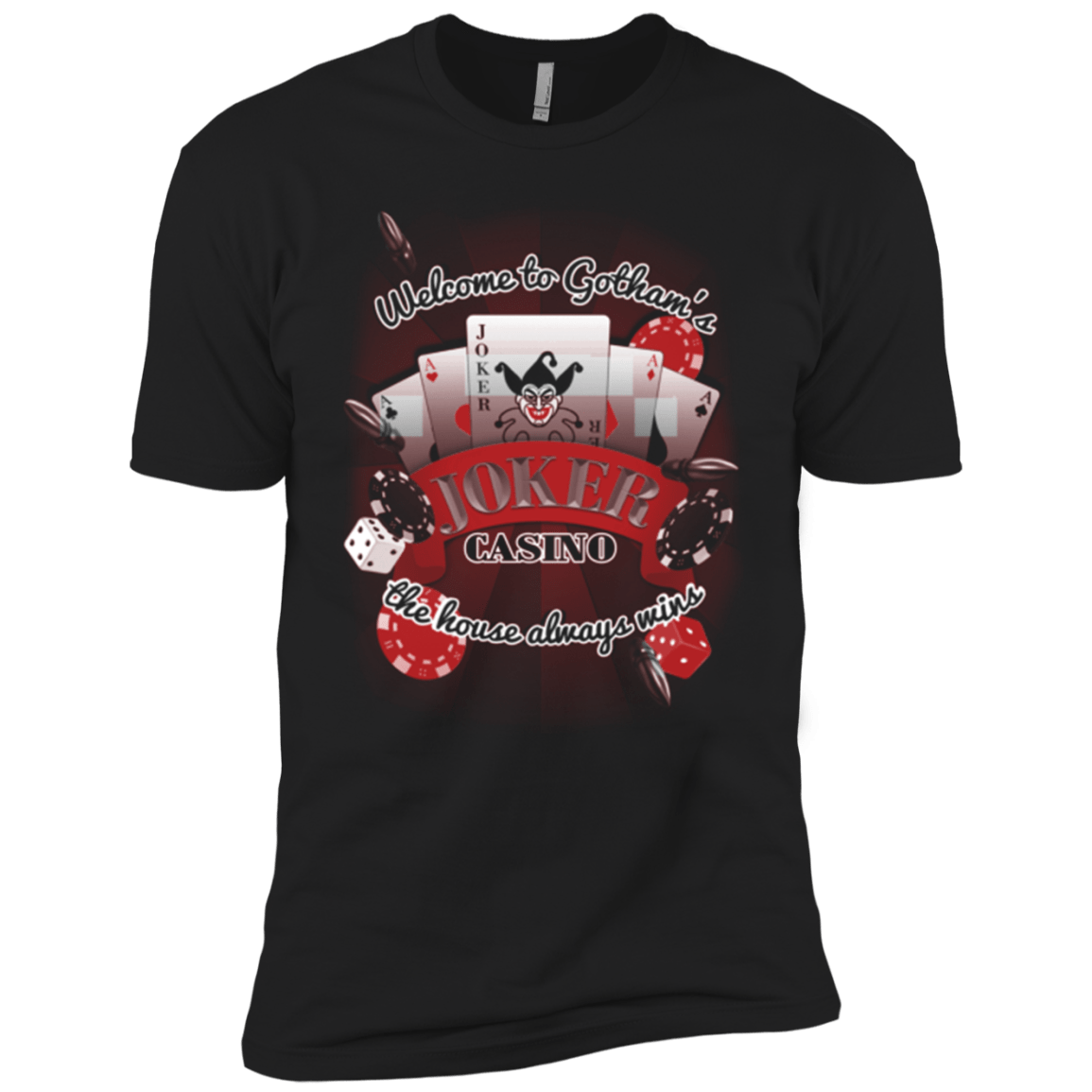 T-Shirts Black / YXS JOKER CASINO Boys Premium T-Shirt