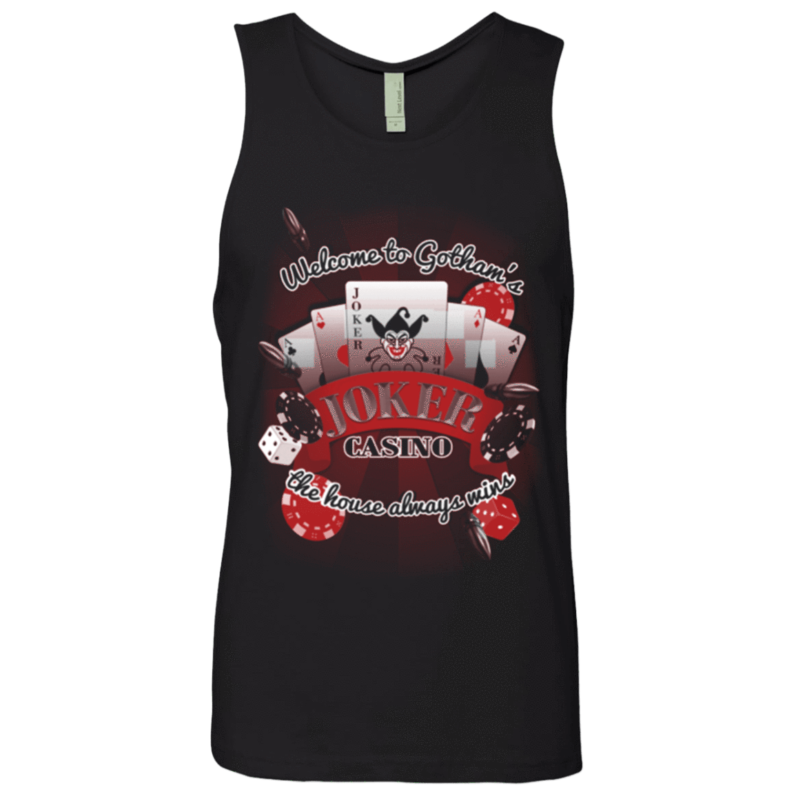 T-Shirts Black / Small JOKER CASINO Men's Premium Tank Top