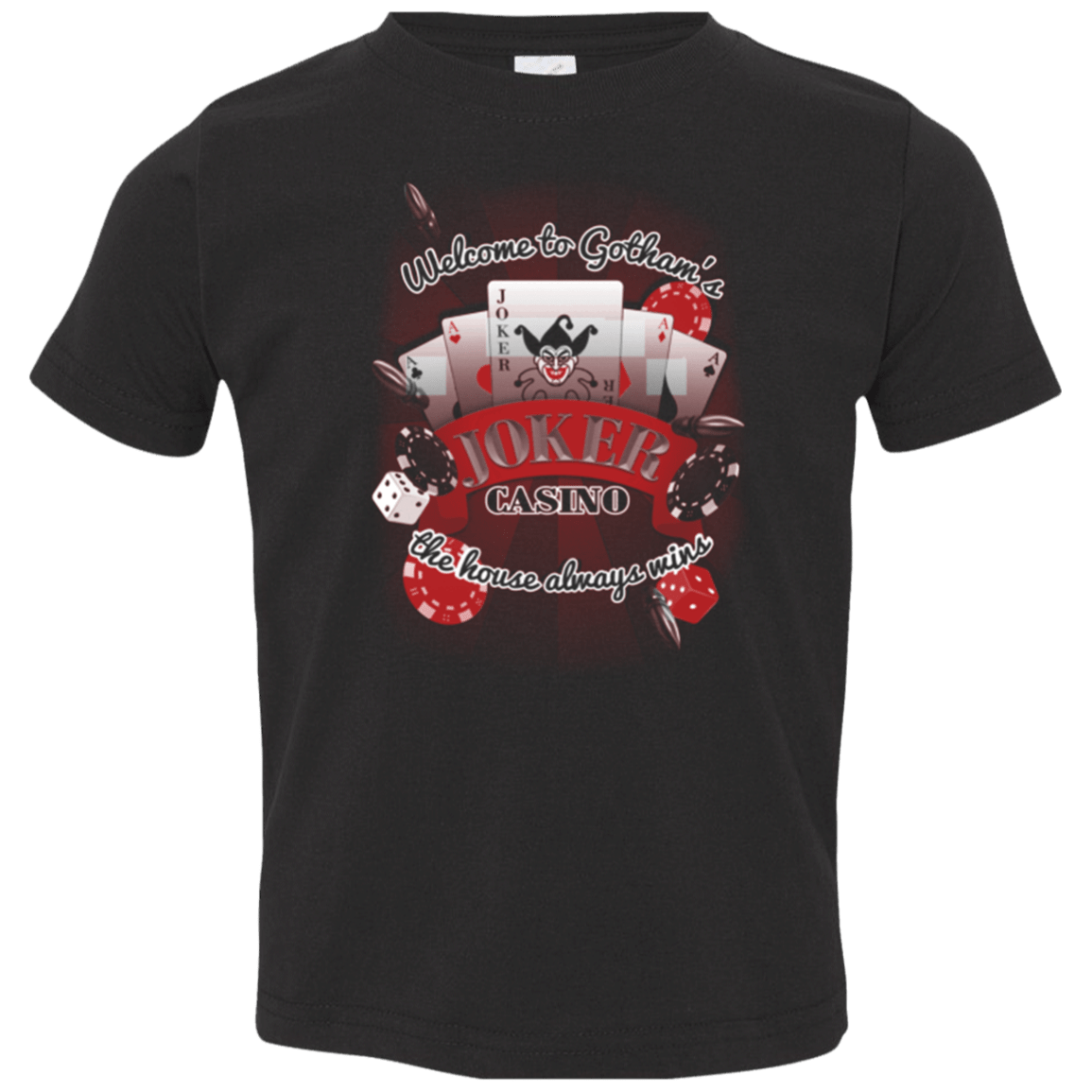 T-Shirts Black / 2T JOKER CASINO Toddler Premium T-Shirt