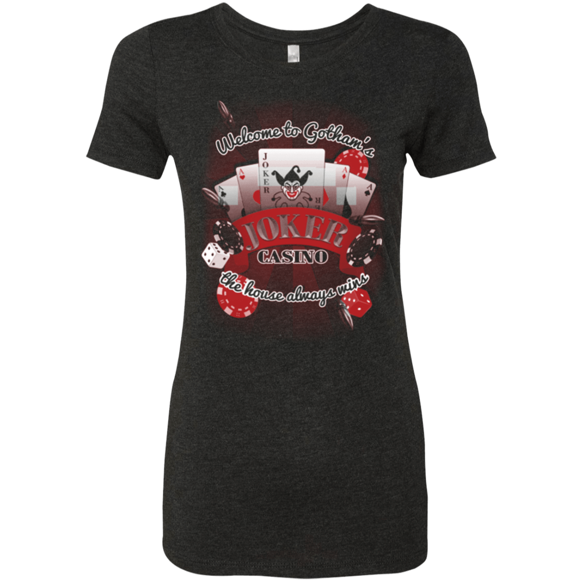T-Shirts Vintage Black / Small JOKER CASINO Women's Triblend T-Shirt