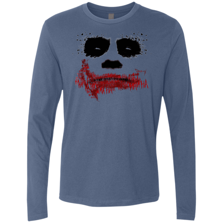 T-Shirts Indigo / Small Joker Men's Premium Long Sleeve