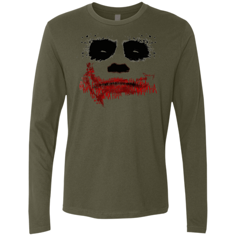 T-Shirts Military Green / Small Joker Men's Premium Long Sleeve