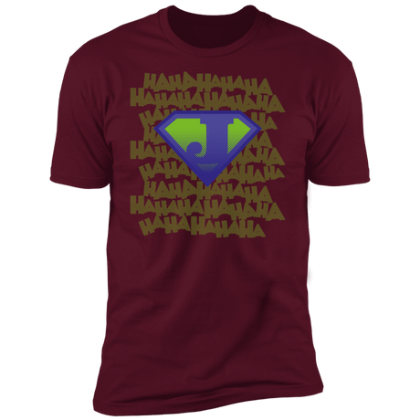 T-Shirts Maroon / S Joker Shield Men's Premium T-Shirt