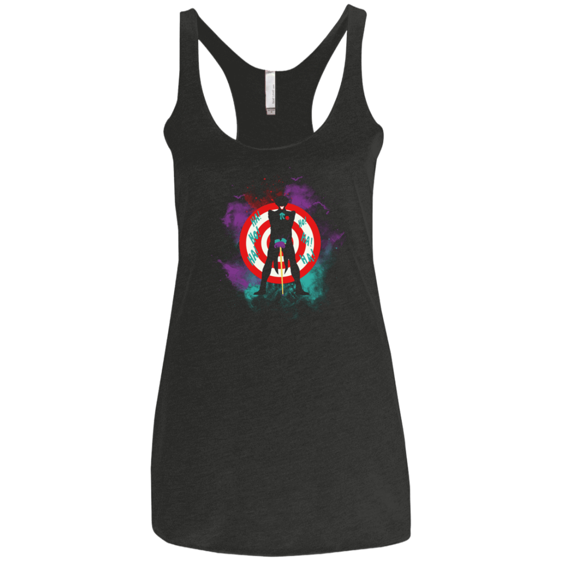 T-Shirts Vintage Black / X-Small Joker Spacy Women's Triblend Racerback Tank