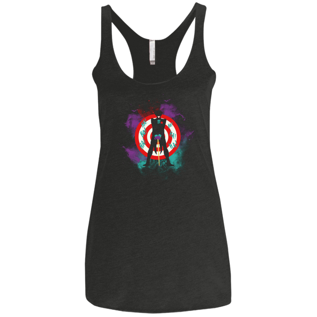 T-Shirts Vintage Black / X-Small Joker Spacy Women's Triblend Racerback Tank