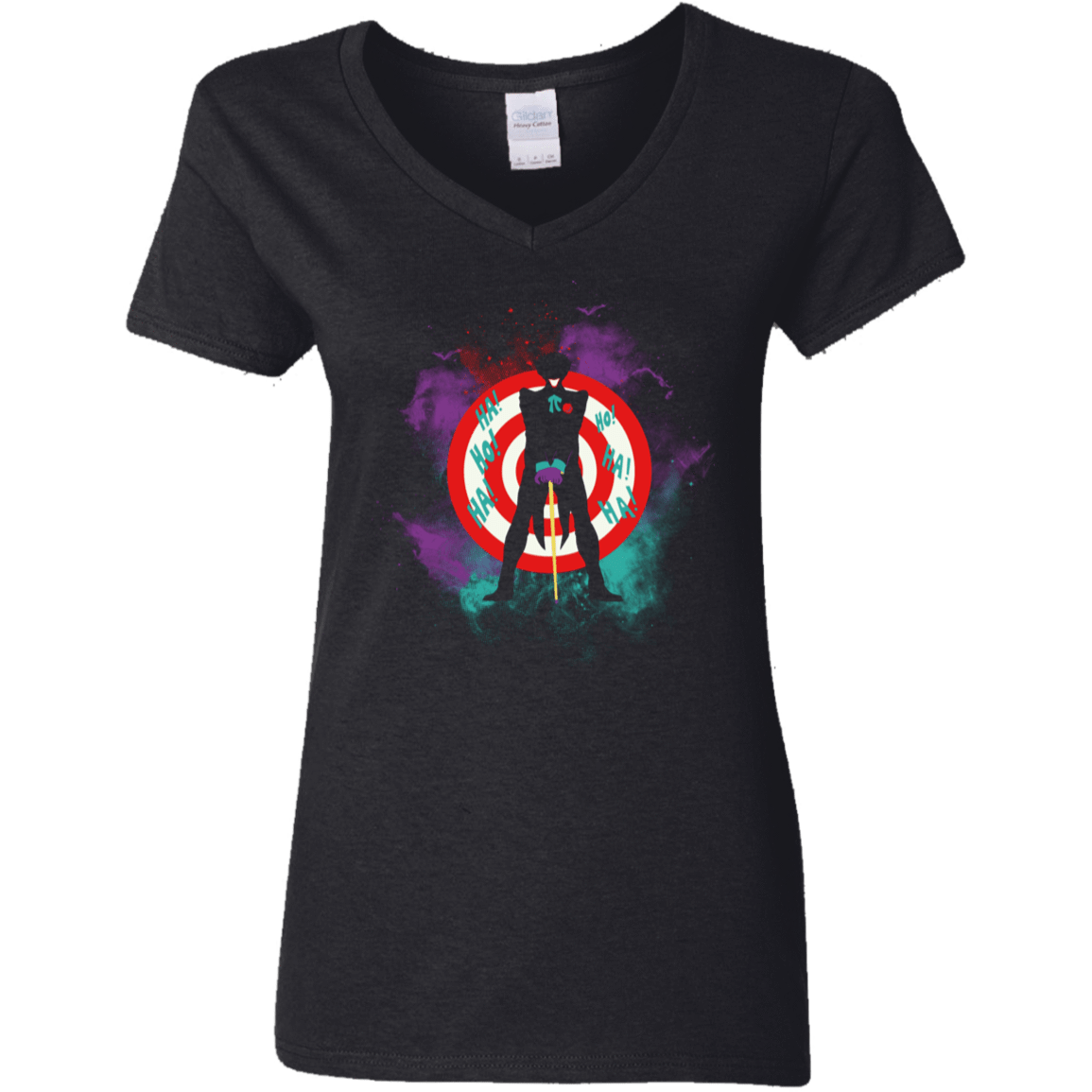 T-Shirts Black / S Joker Spacy Women's V-Neck T-Shirt